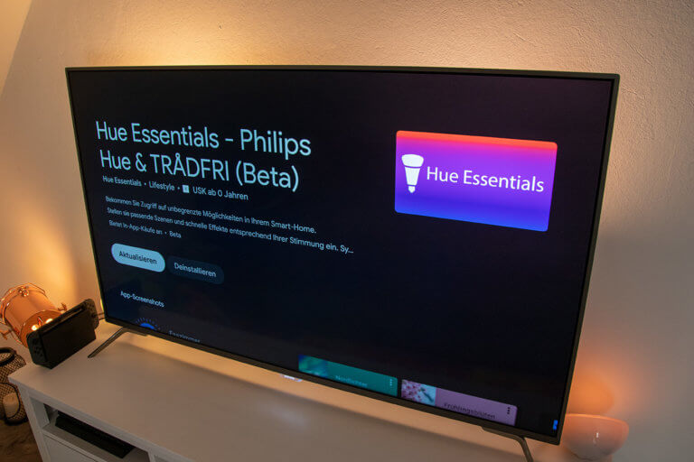 Offizielle Betaversion ist da Hue Essentials Sync auf Android TV