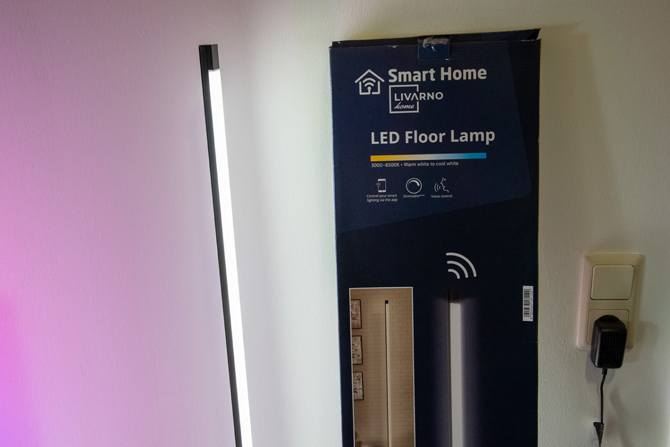 Lidl Livarno Home Zigbee Stehleuchte angeschaut Der Preis ist