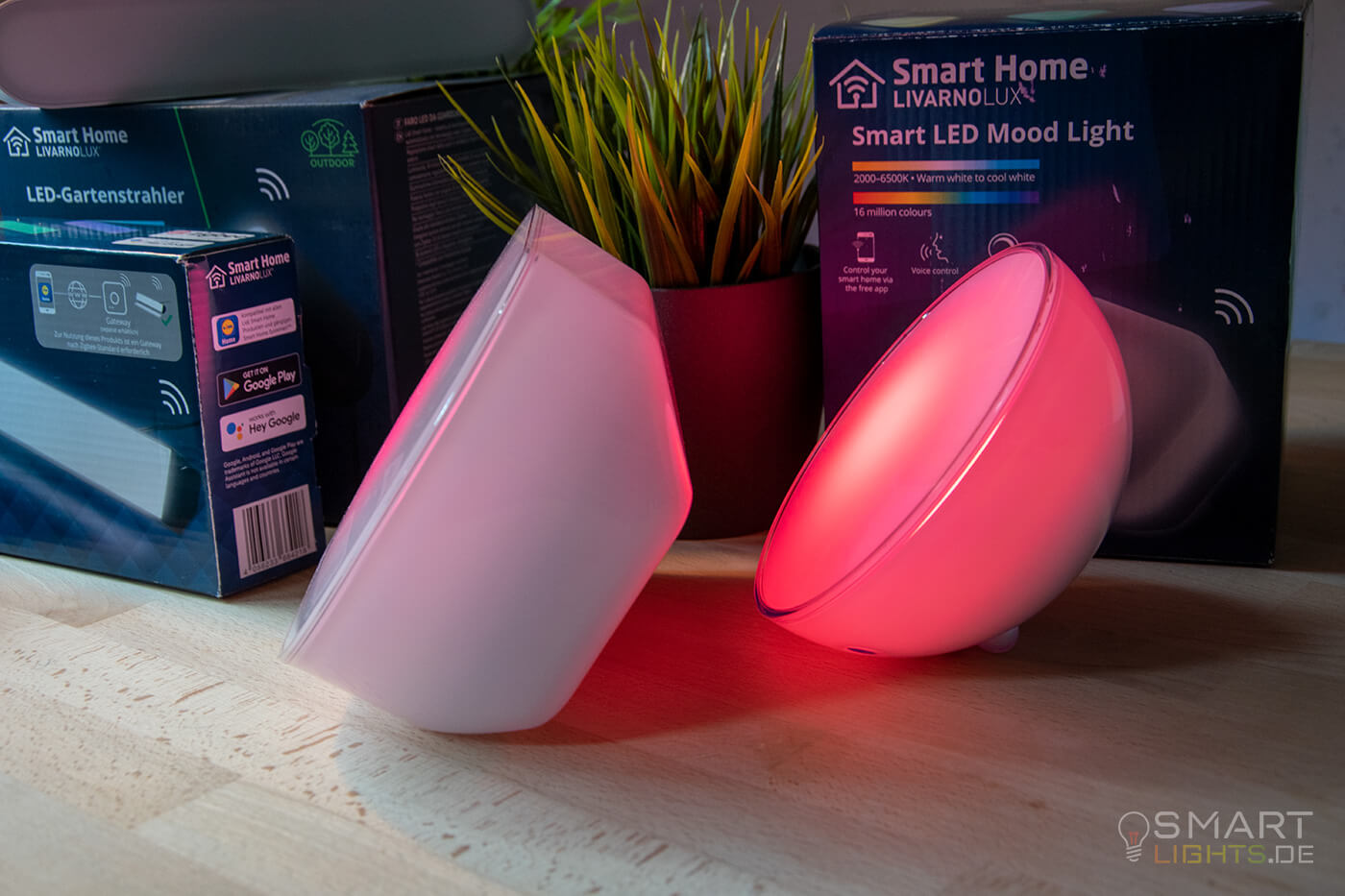 Ausprobiert: LIDL Livarno Lux Stimmungsleuchte - Die Philips Hue Go  Alternative?