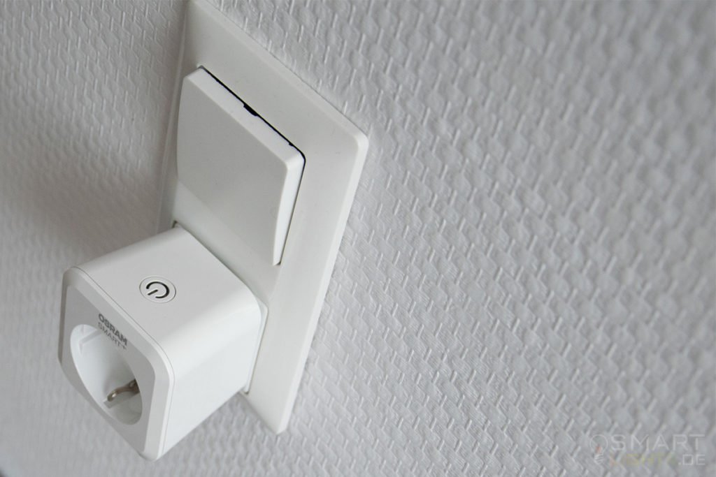OSRAM Smart Plus Apple Homekit Steckdose im Test von Oben