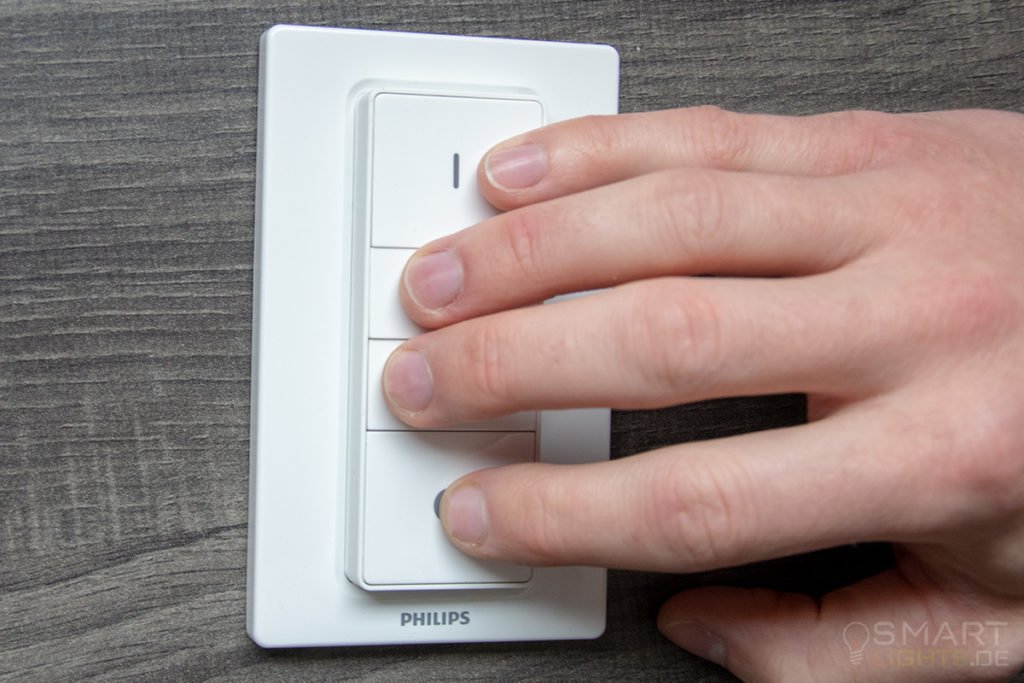 Philips Hue Dimmschalter reagiert nicht mehr "SoftReset" löst das