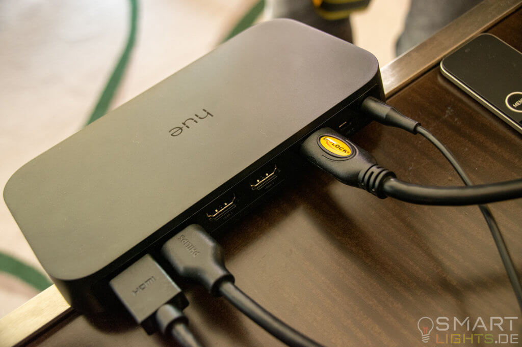 Philips Hue HDMI Sync Box Anschluesse
