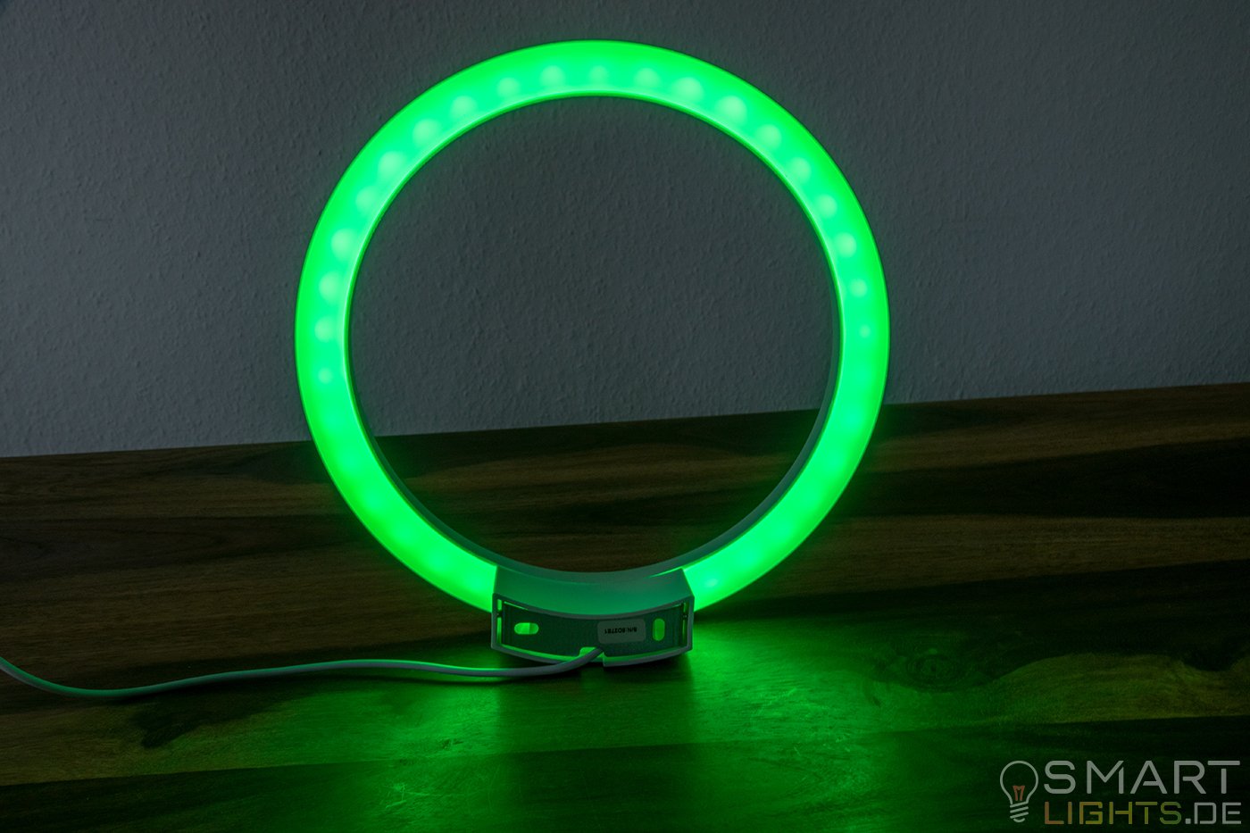 Philips Hue White and Color Ambiance Sana LED Wandleuchte 4090131P7 leuchtet in Grün