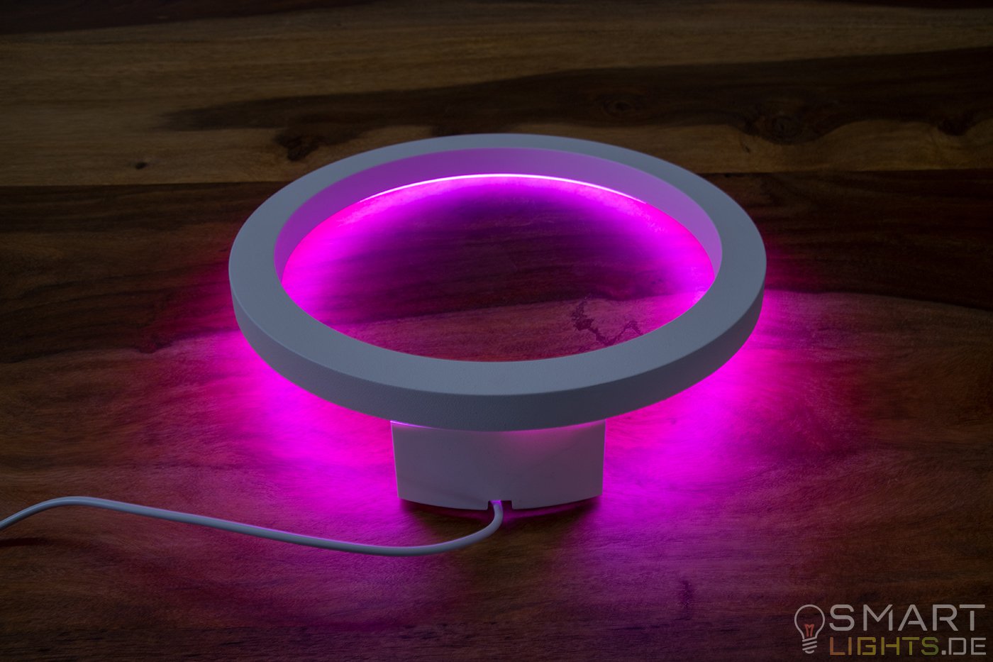 Philips Hue White and Color Ambiance Sana LED Wandleuchte 4090131P7 liegend leucht in Pink