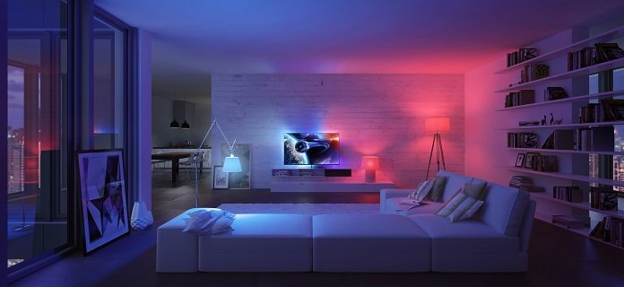 Philips Hue mit Ambilight verbunden